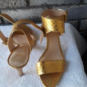 VINCE CAMUTO CASARA ANKLE WRAP SANDALS